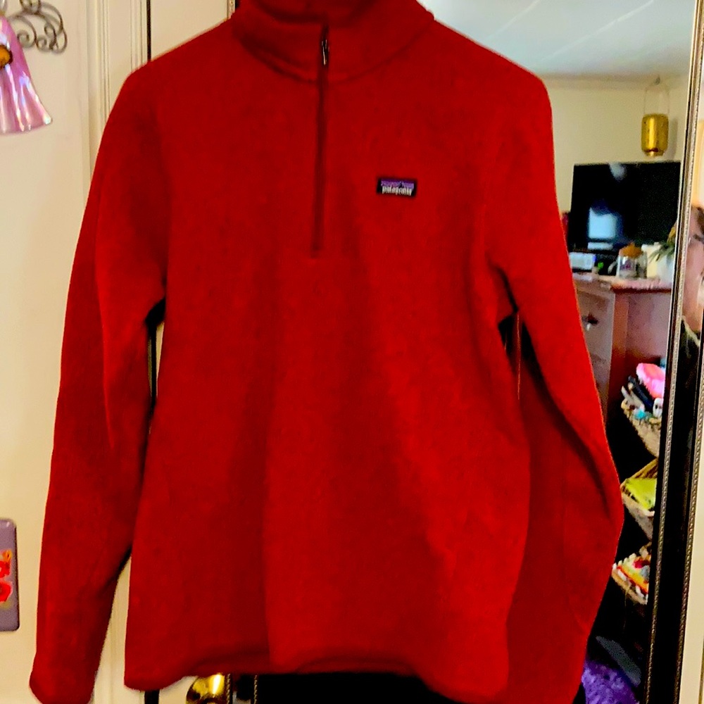 Patagonia red better sweater